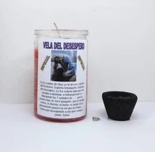 DESESPERO VELA PREPARADA INCIENSO,AMULETO,ORACION E INSTRUCCIONES INCLUIDAS !!