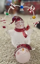 Noel Christmas Snowman Figurine Ornament