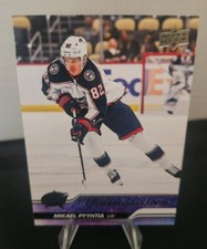 2023-24 Upper Deck Series 2 Young Guns #477 Mikael Pyyhtia RC Columbus