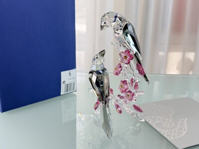 Swarovski Figurine 5004639 Loving Magpies 16.6cm. Original