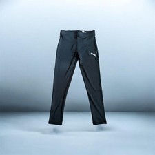 PUMA kids/ Leggings / Black/Reflective Logo/ Girls/Size M 8-10 