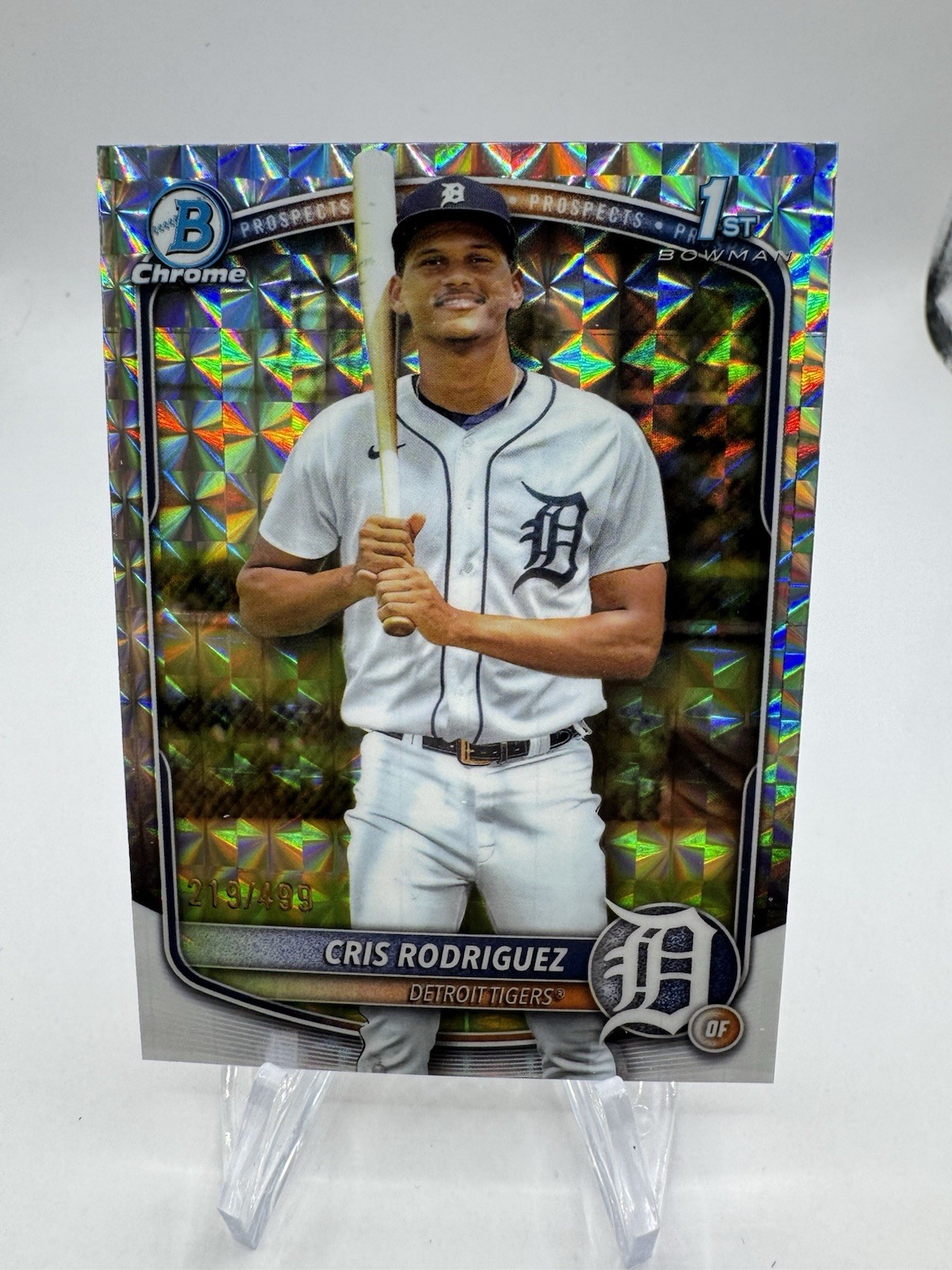 Cris Rodriguez 2025 Bowman Chrome #BCP-250 Geometric Refractor /499
