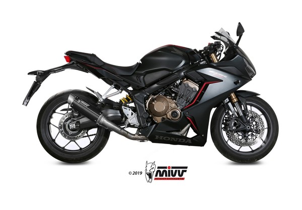 Mivv Gppro Auspuff Komplettanlage Schwarz Passend FüR Honda CBR 650 R 2019-2023-image