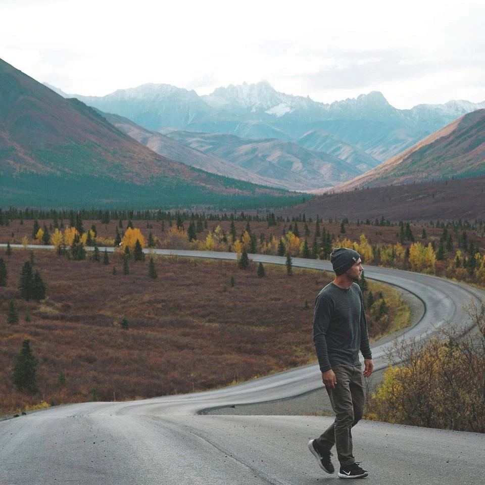 Minus33 100% Merino Wool Base Layer Midweight Grey Crew Neck Medium - Image 4 of 4