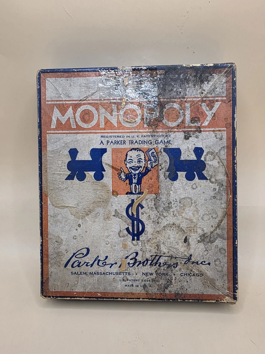 Finance Monopoly 1935 Year Vintage Manufacture Board & Traditional