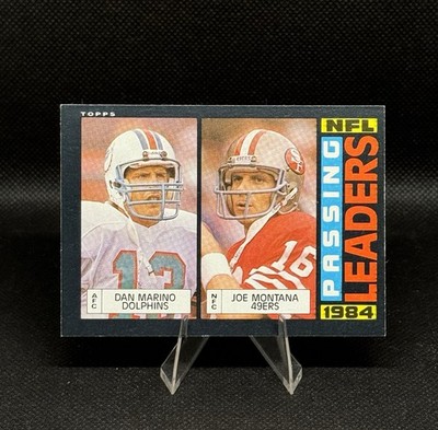 1985 Topps -  84 Passing Leaders Joe Montana, Dan Marino #192