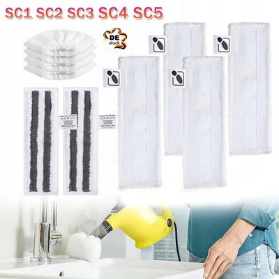 10x Wischbezug Pad für Kärcher EasyFix SC1 SC2 SC3 SC4 SC5 Premium Wischtücher