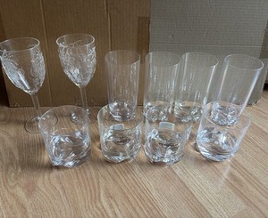 Polycarbonate Unbreakable Clear Glass Lot Of 10. Dishwasher Safe. All Are Unused