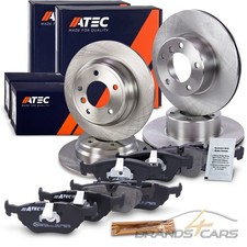 ATEC BREMSSCHEIBEN+BREMSBELÄGE BREMSKLÖTZE VO+HI FÜR BMW 5-ER E39 520-525 96-03