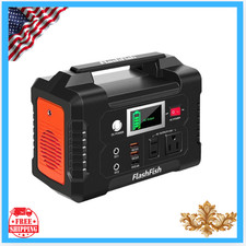 New 200W Portable Power Station 40800mAh AC DC USB Solar Generator Backup