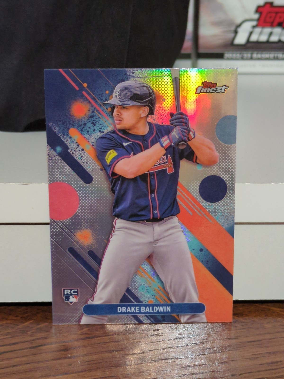 2025 Topps Finest - Common Drake Baldwin #21 Refractor (RC)