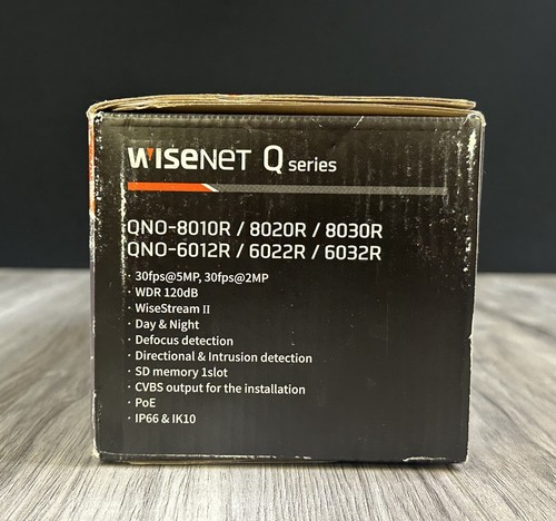 Two-Hanwha Techwin QNO-6012R1 Wisenet Q Series Network Bullet Cameras 2.8mm 2MP - Picture 3 of 10