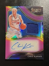 2021 Panini Select Chris Kaman Purple Patch Auto #AM-CKM /99 (AU, MEM)