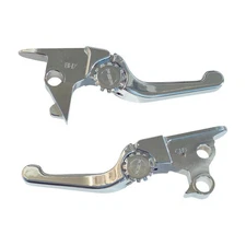 Powerstands Racing Chrome Anthem Shorty Lever Set - 12-01656-20