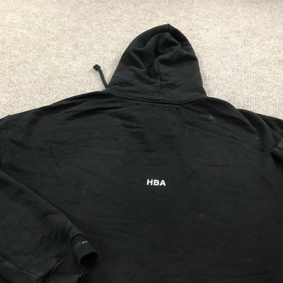 Hood By Air Hoodie Mens Medium Black Museum Terry Pullover
