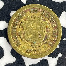 1920 Costa Rica 5 Centimos Lot#T8810