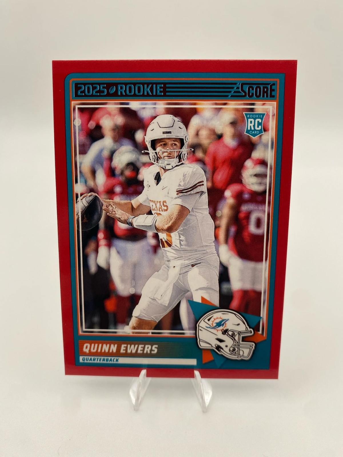 2025 Score Quinn Ewers #75 Red Parallel (RC)