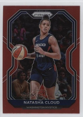 2021 Panini Prizm WNBA Red Prizm 90/299 Natasha Cloud #32 3hd