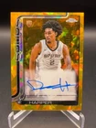 DYLAN HARPER 2025-26 TOPPS CHROME SAPPHIRE ROOKIE GOLD RC AUTO 30/50 TCAR-DH