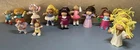 Lot Of 16 Cabbage Patch Kids Mini Pvc Dolls & Figures Vintage