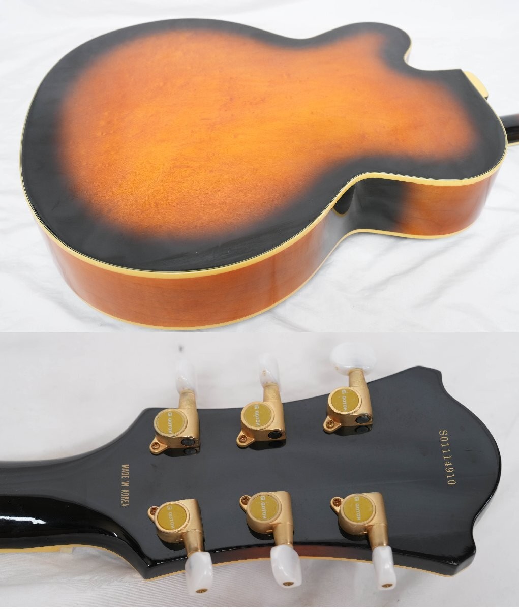 Electric Guitar Aria Pro II FA-71 BS Jazz Sunburst Made in