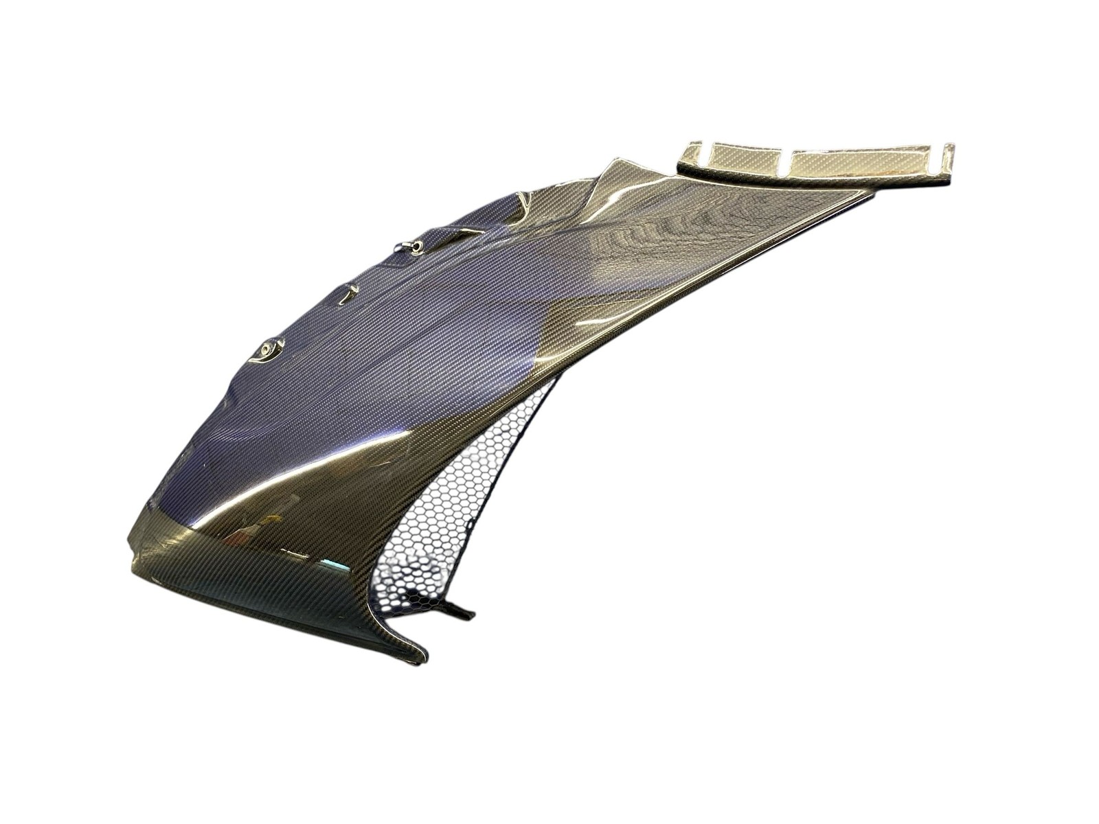 2015-2017 MCLAREN 650S LEFT SIDE QUARTER SCOOP VENT COVER MOULDING CARBON FIBER