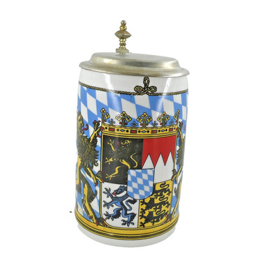 Bierkrug Bayern Bavaria Al Worden Pilot Apollo 15 1971 0,5L Mond Seltmann Weiden