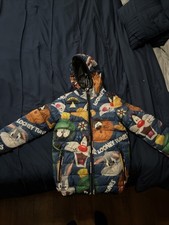 Members Only Puffer Jacket Looney Tunes Characters Boys Size 8