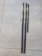 05-10 Chrysler 300 300c Door Body Side Molding Partial Set 3pc Black Chrome Oem
