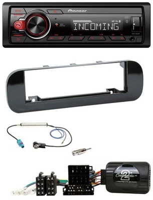 Pioneer Bluetooth USB DAB CAN-Bus Autoradio für Fiat Panda 2012-2020 Klavierlack - Bild 1 von 4