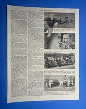 Red Grange Sinclair Gas & Oil 1/2 Page Ad from 1936 Saturday Evening Post Mag.