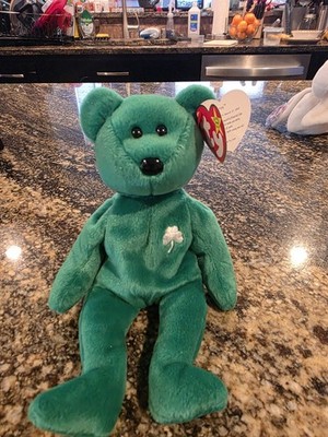 RARE - Ty Beanie Baby Erin 1997 (Retired) Condition NEW