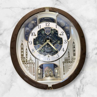 Seiko Melodies In Motion Clock 2023 Limited Edition | 45 Songs | 22 Crystals