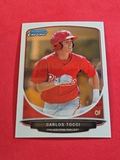 2013 Carlos Tocci ROOKIE RC Bowman Chrome #BCP165