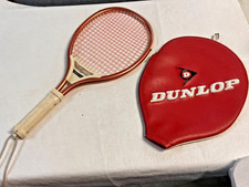 vintage Dunlop Pro 870 Racket Ball Racket 18.5" long w Dunlop Hi Letter Cover