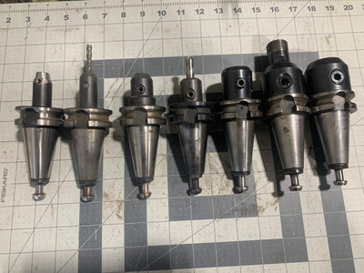 7pc BT35 Tool Holder Set. Lydex, Nikken, TecNara