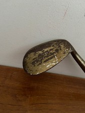 Antique Wright Ditson Accurate St. Andrews Niblick Iron Hickory Wood Shaft