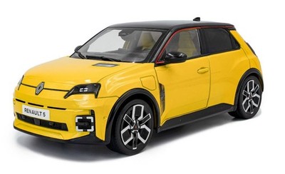SOLIDO,RENAULT 5 E-TECH 2024 Yellow POP, 1/18, SOL1812602