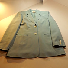 Talbot 100 Wool Light Blue Blazer, Womens Size 10