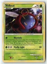 Volbeat 82/102 Common HGSS Triumphant Pokemon Damaged