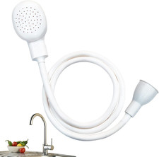 Sink Spray Rubber Hose, Sink Hose Attachment for Faucet Portable Sink Hose Fauce