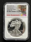 2017 S American Silver Eagle $1 Ultra Cameo Congratulations Set