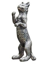 Standing Cat Statue Decorative Figurine Indoor Outdoor Home Decor Garden Yard