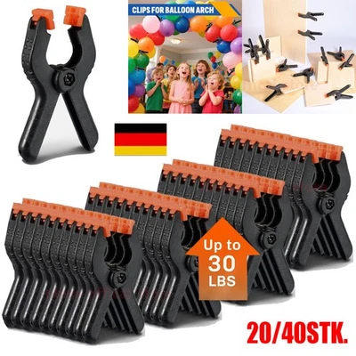 CP-AUTO 40 Stk Zwingen Federklemmen Klemmzwingen Leimzwingen Spannzwingen Federzwingen