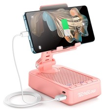 Gifts for Men Women Foldable Cellphone Stand with Bluetooth Speaker and Charg...