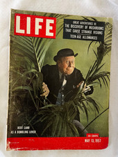 Life Magazine May 13, 1957; Magic Mushrooms, Bert Lahr, Sugar Ray, Diem Vietnam