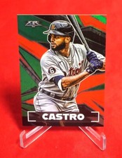 Willi Castro Green Foil Topps Fire 2021 Baseball Card #98 /199