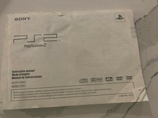Instructional Manual for Sony PS2 Playstation 2