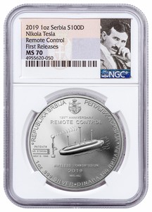 2019-Serbia-Nikola-Tesla-Remote-Control-1-oz-Silver-NGC-MS70-FR-SKU57342