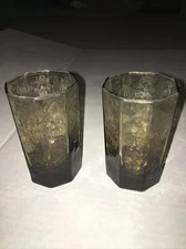 octagon smoky juice glasses Set Of 2